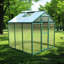 Cadre en aluminium robuste fabriqué en polycarbonate à effet de serre résistant au vent 6 X 6 pi Gain