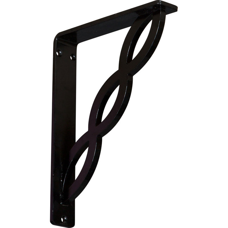 Support en fer forgé Loera, 1,5 po x 10 po