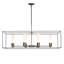 Luminaire suspendu linéaire à 6 lumières pour îlot de cuisine Portico-953632355-953632363-953632704