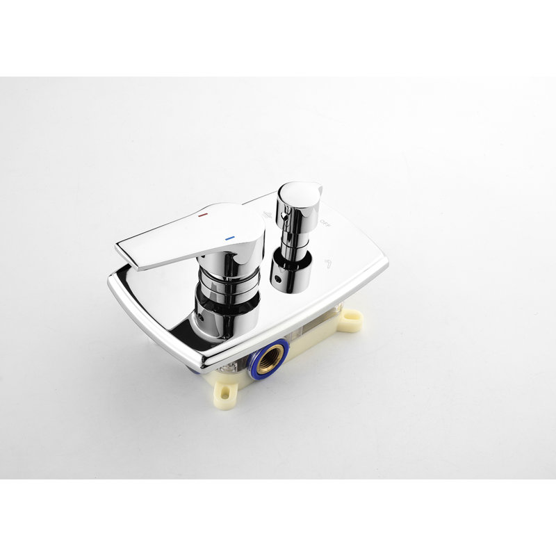 Bathroom Shower With Rain Head And Slide Bar - , Made Of Brass Stainless Steel, System Balancing Valve For Use, Includes Hand