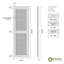 Deux volets à persiennes en PVC True Fit-1470429226-1470429433-1470403498