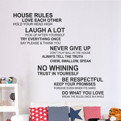 Non-Wall Damaging Wall Decal