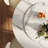 Round Dining Elegant Sintered Stone Table Set With Rotating Lazy Susan And 6 Upholstered PU Chairs For 4-8-684299268-684299290