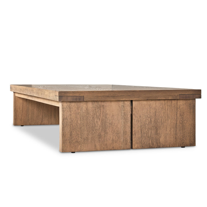 Warby Coffee Table, Worn Oak Veneer