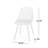 Stable Frame Outdoor Chairs - White Polypropylene, Weather-, Diamond Mesh Design In Polypropylene Stable,