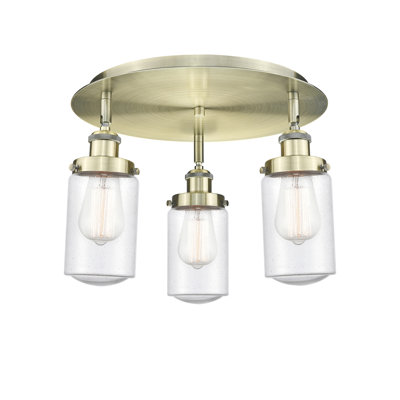 Erkson Glass Flush Mount
