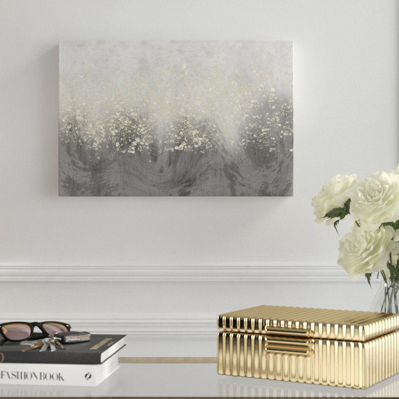 «Glitter Swirl I», reproduction sur toile tendue, H 8 po x l 12 po x P 1,5 po