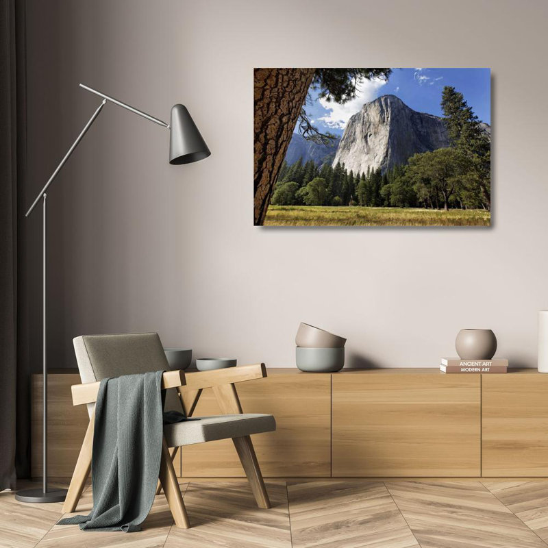 "Flaherty", galerie d'art sur toile tendue par Dennis, Californie, vue de Yosemite, El Capitan, US05, H 17 po x l 24 po