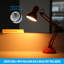 Lampe de bureau en métal avec bras pivotant réglable Stelly-49665478