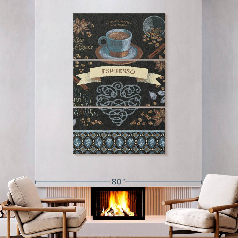 Yarlin Coffee Beans Espresso, 74" H x 48" W