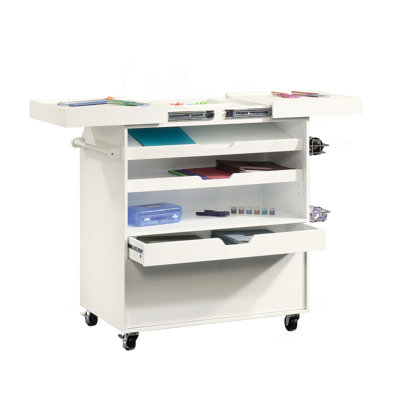 Traditional Craft Cart, White finish