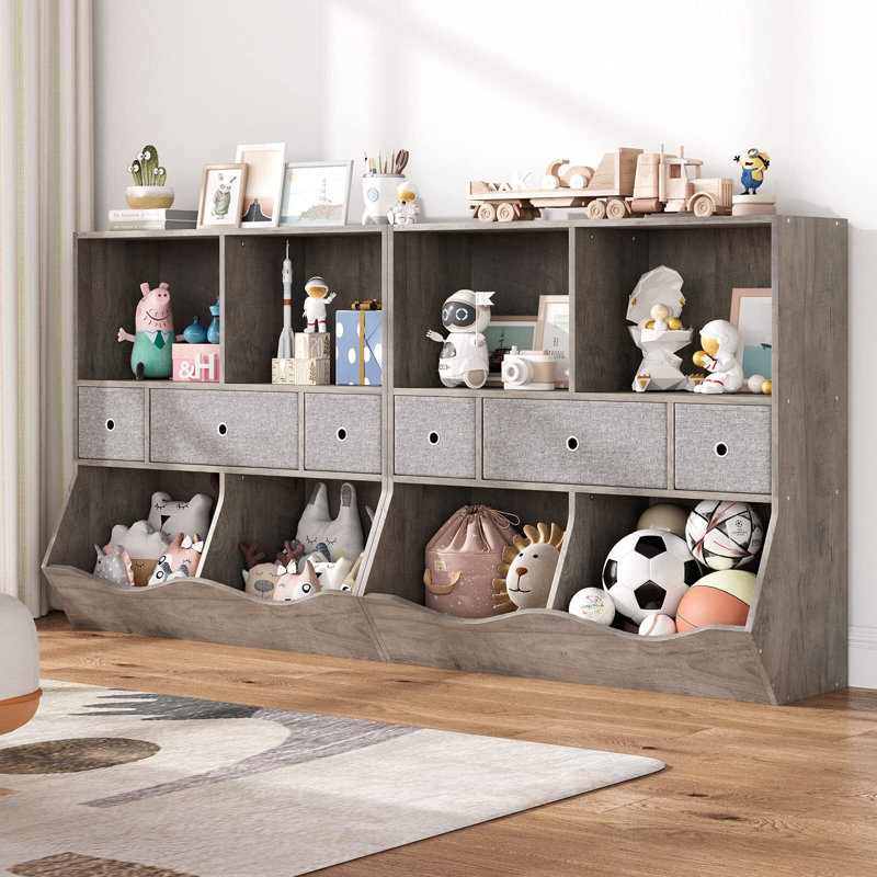 Abinaash Bookcase, Gray