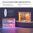 Mini Display Case With Music-Sync Lighting, Tabletop Storage Cabinet -123279191