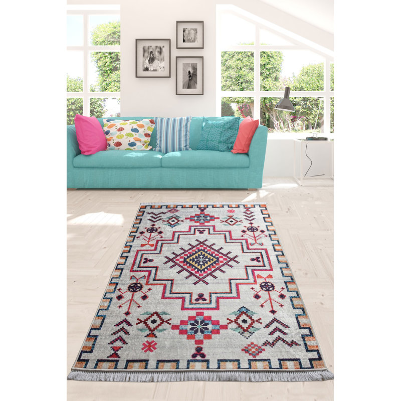 Tapis antibactérien antidérapant 100% polyester, 47,2 po x 70,9 po | Poils de 0,16 po de hauteur, lavable à la machine, base en feutre durable | Parfait pour le salon, la chambre à coucher et la salle à manger | Doux, élégant et facile à entretenir