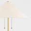 Lampe sur pied 2 lumières en céramique 67 "Maia par Eny Lee Parker x Mitzi