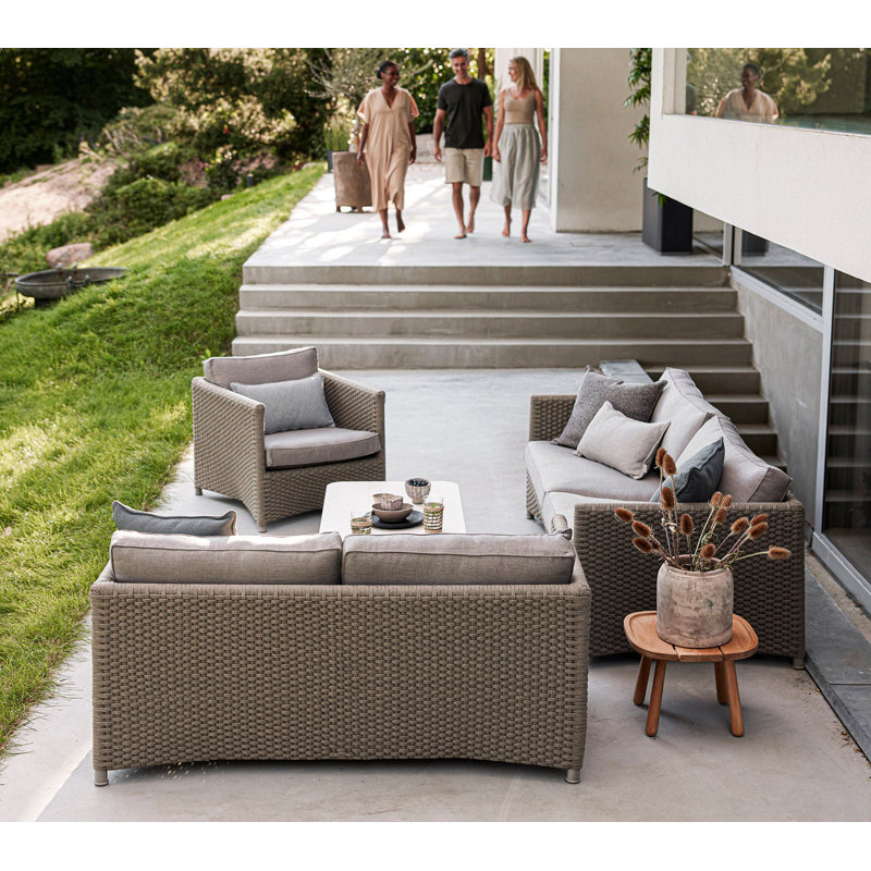 Diamond Lounge Chair, Taupe, Taupe