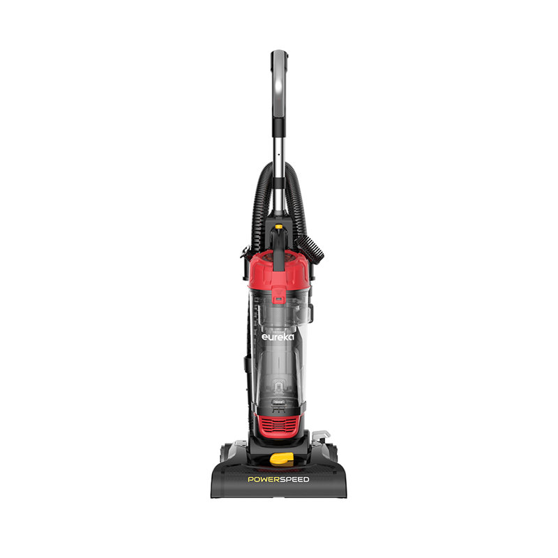Comfee Bagless Upright Vacuum, Black/Red