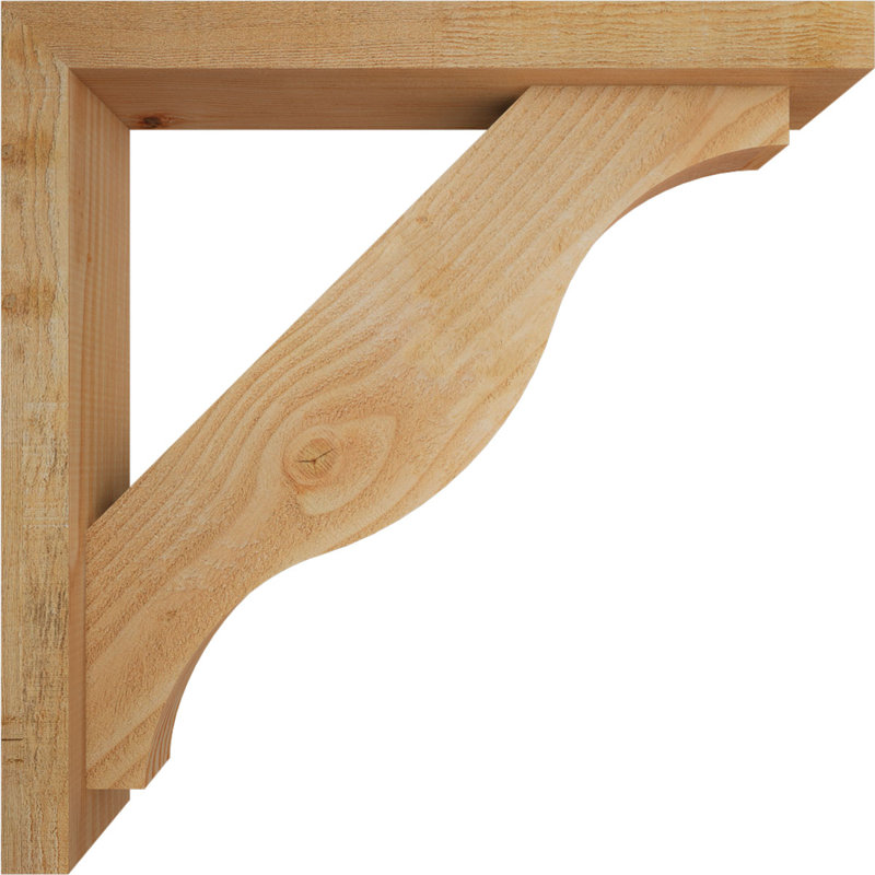 Support Funston Block avec support décalé, 26 x 26, Sapin Douglas de l 4 po (scié brut)