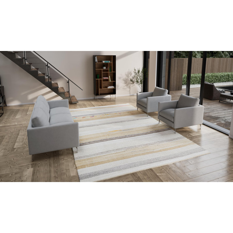 Beige Flatweave Hemp Rug - 9'11" x 14'2"