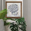 Indigo floral sur lin III - Toile encadrée de qualité supérieure - Toile encadrée de qualité supérieure - reproduction de cadre photo-2143341347-2080362191-2080313912