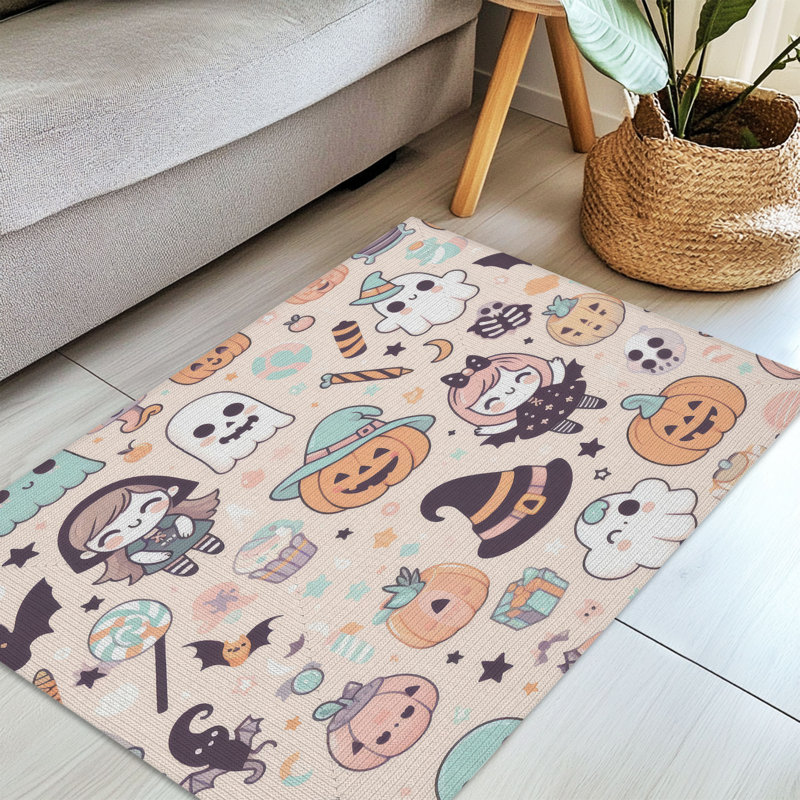 Tapis tressé Faded Frights, Rectangulaire 3 pi x 5 pi