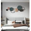 Suspension murale tridimensionnelle de luxe en métal-1311835021