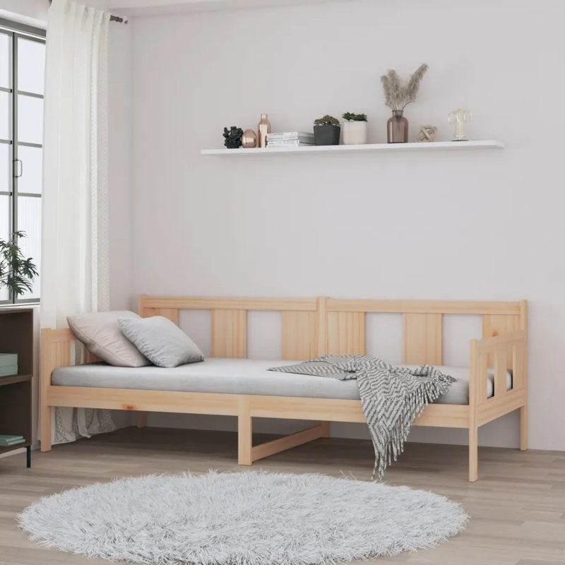 Jkai Single (3') Solid Wood Bed, Natural