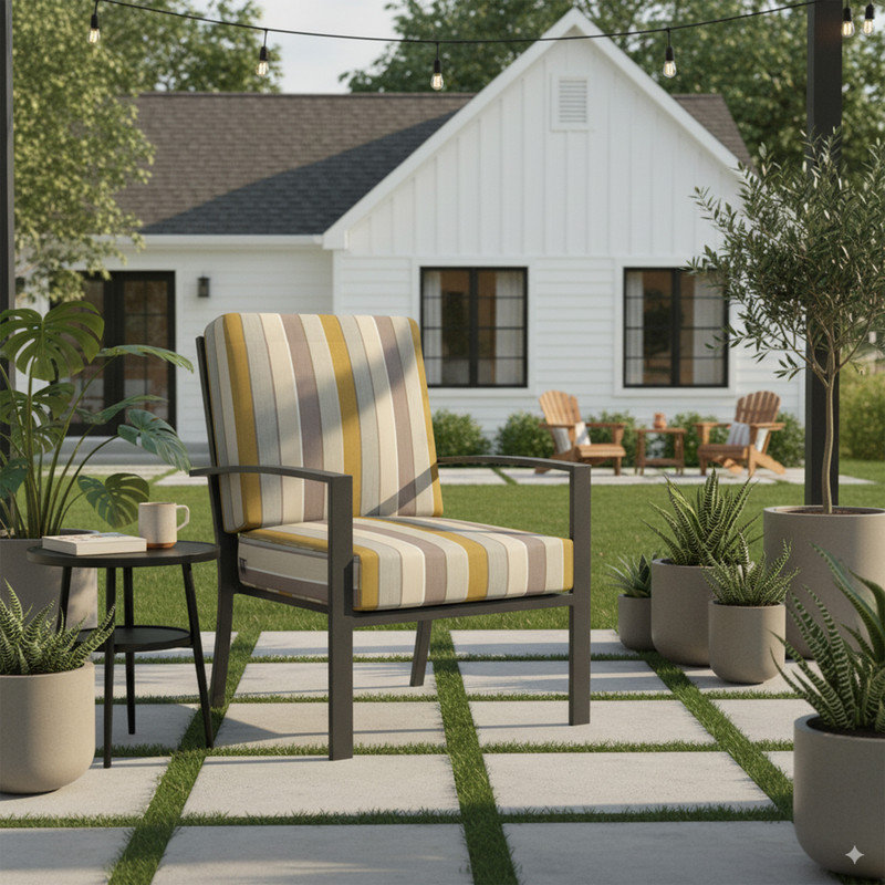 Indoor/Outdoor Deep Seating Sunbrella Cushion