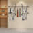 Industrial Wall-Mounted Pipe Clothing Rack