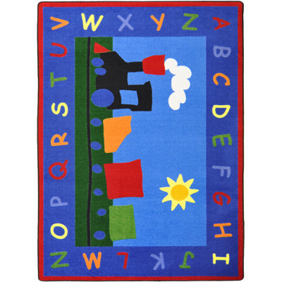 Tiny Train by Joy Carpets Area Rug