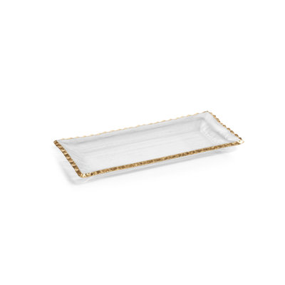 Hughe Glass Tray - Set of 2