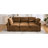 Brown 85.4" Multi - Functional Modular Sectional With Charging Ports, Phone Holder, And Lumbar Pillows For Contemporary Home Decor L Shaped Movable , Ergonomic Flexible Furnishing-160404502