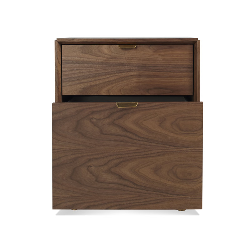 Dang 2 - Drawer File Cabinet, Walnut