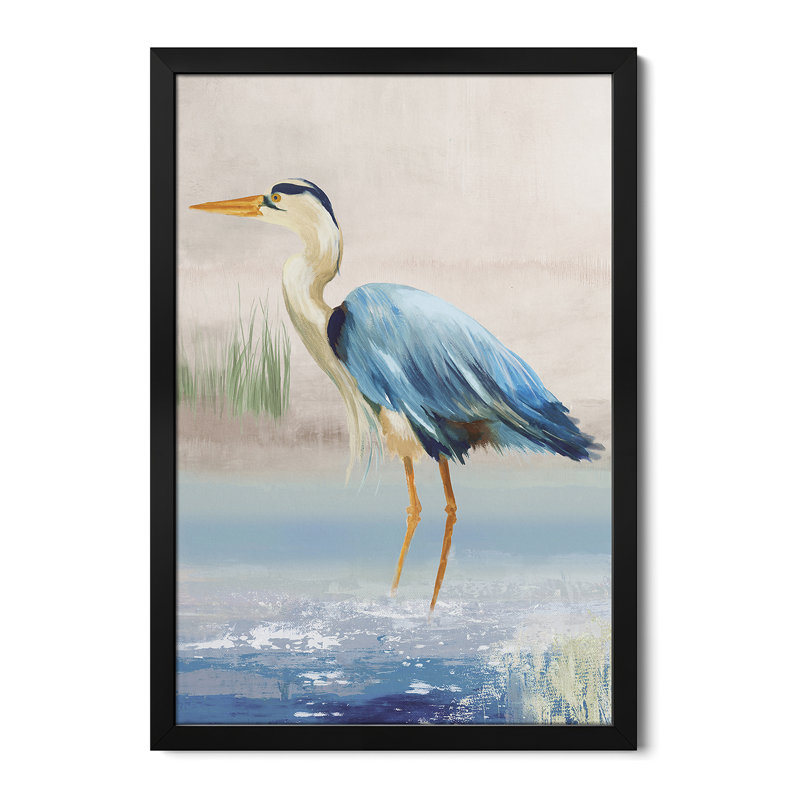 Affiche «Heron On The Beach II» par Aimee Wilson, 24" H x 16" W
