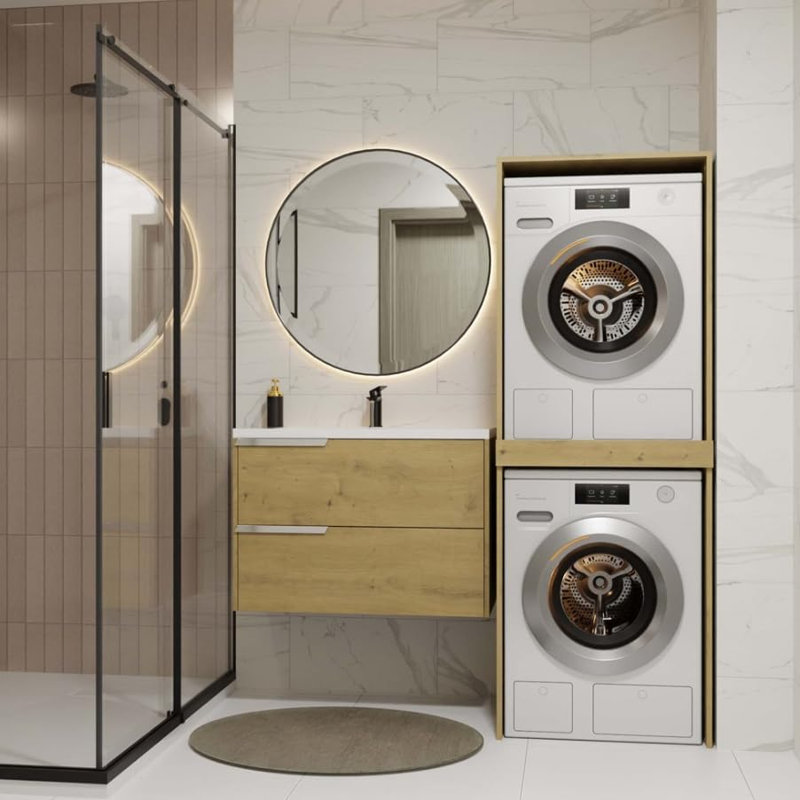 Manufactured Wood Laundry Room Organiser, ARTISAN