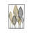 Modern minimalist ironwork leaf-shaped wall decoration