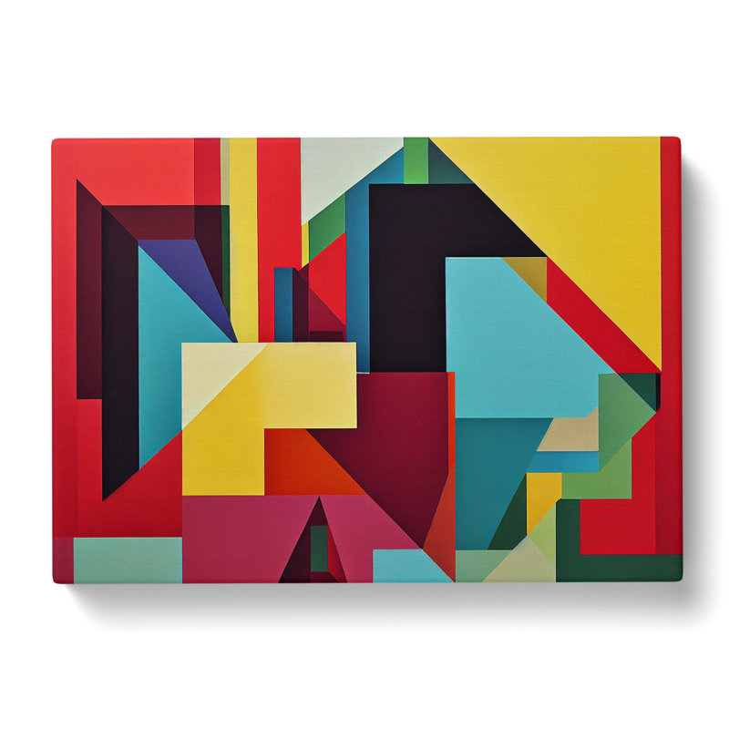 Modern Abstract Shapes Vol.4 - Wrapped Canvas, 40cm H x 60cm W x 3cm D