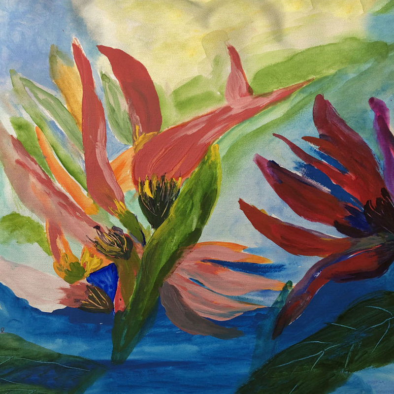 Coussin Flames, 11 po x 14 po