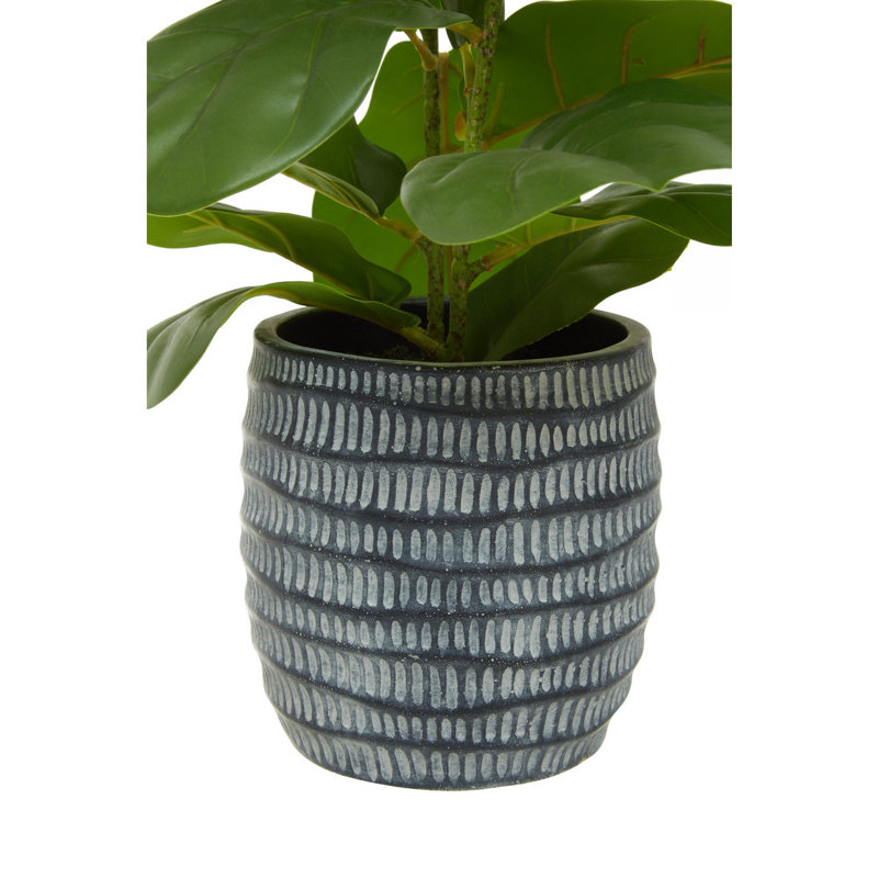 45cm Faux Ficus Tree in Ceramic Pot