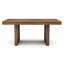 Table de salle à manger en bois massif 68,11 po Alzuphar