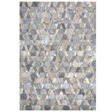 Cowhide Geometric Area Rug
