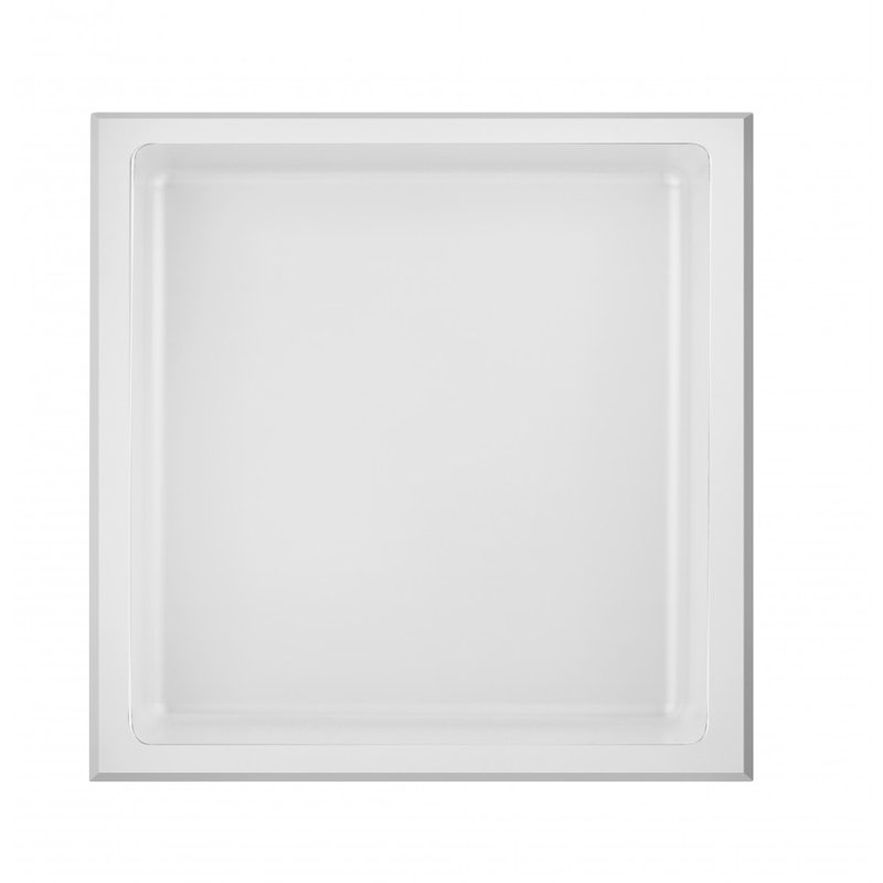 Niche pour la douche, Blanc mat