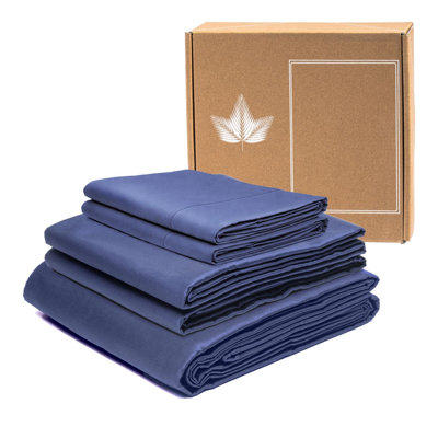 Ensemble de draps baleine - 4 pièces - taille simple