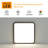Deshunda 1 - Light 19.7" Simple Square LED Flush Mount-1684184703