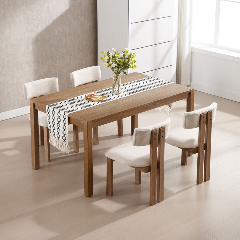 Linen Blend Accent in Beige