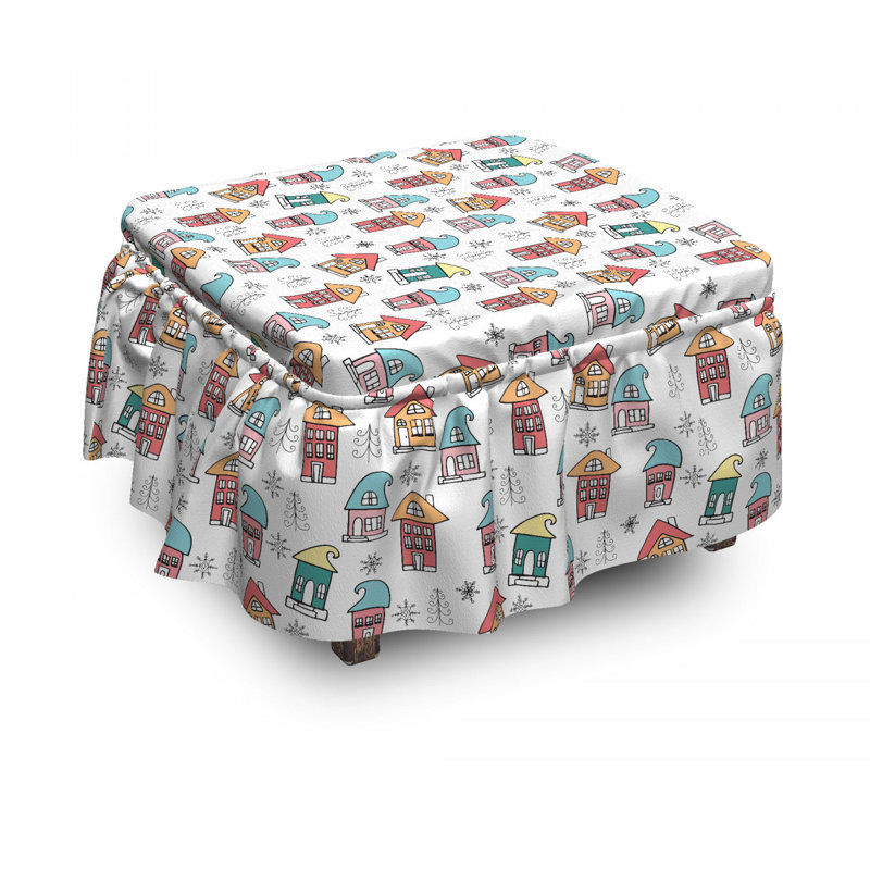 Housse pour repose-pieds noel house
