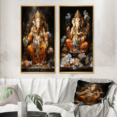 «Hinduisim Art Ganeshas Blessing» «Hinduisim Art Ganeshas Blessing» 2 - Pièces sur