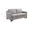 Futon de salon moderne, convertible 3 en 1 avec lit gigogne, réglable, lit blanc gris,