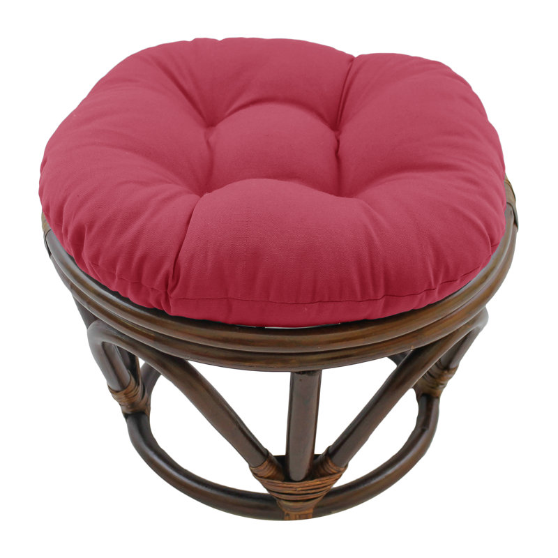 Coussin rond pour repose-pieds d'intérieur, Rose