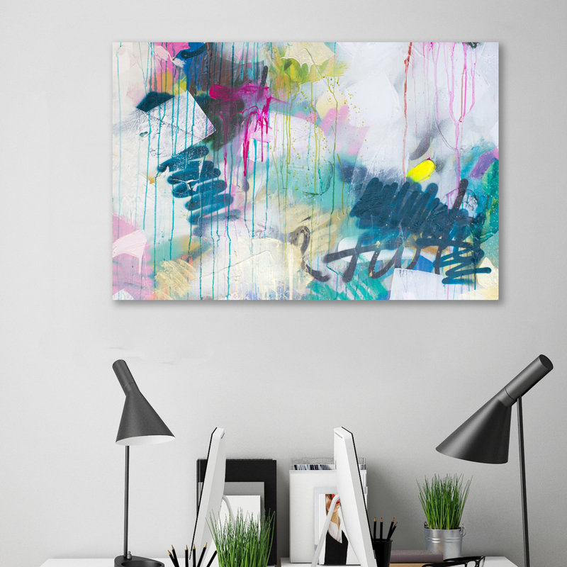 Spray Me III by Kent Youngstrom - Wrapped Canvas Painting, 25 cm H x 38 cm W
